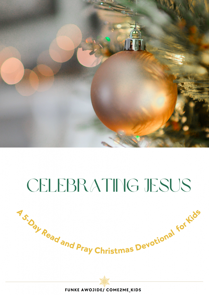 Celebrating Jesus- A Christmas Devotional for Kids - Cover